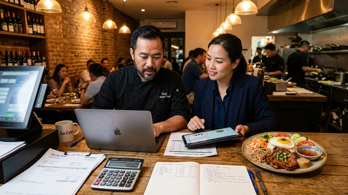 Cách tính food cost và định giá menu F&B chuyên nghiệp