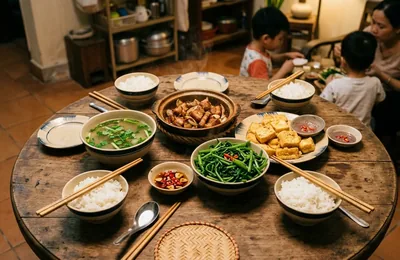 Mâm cơm 100k