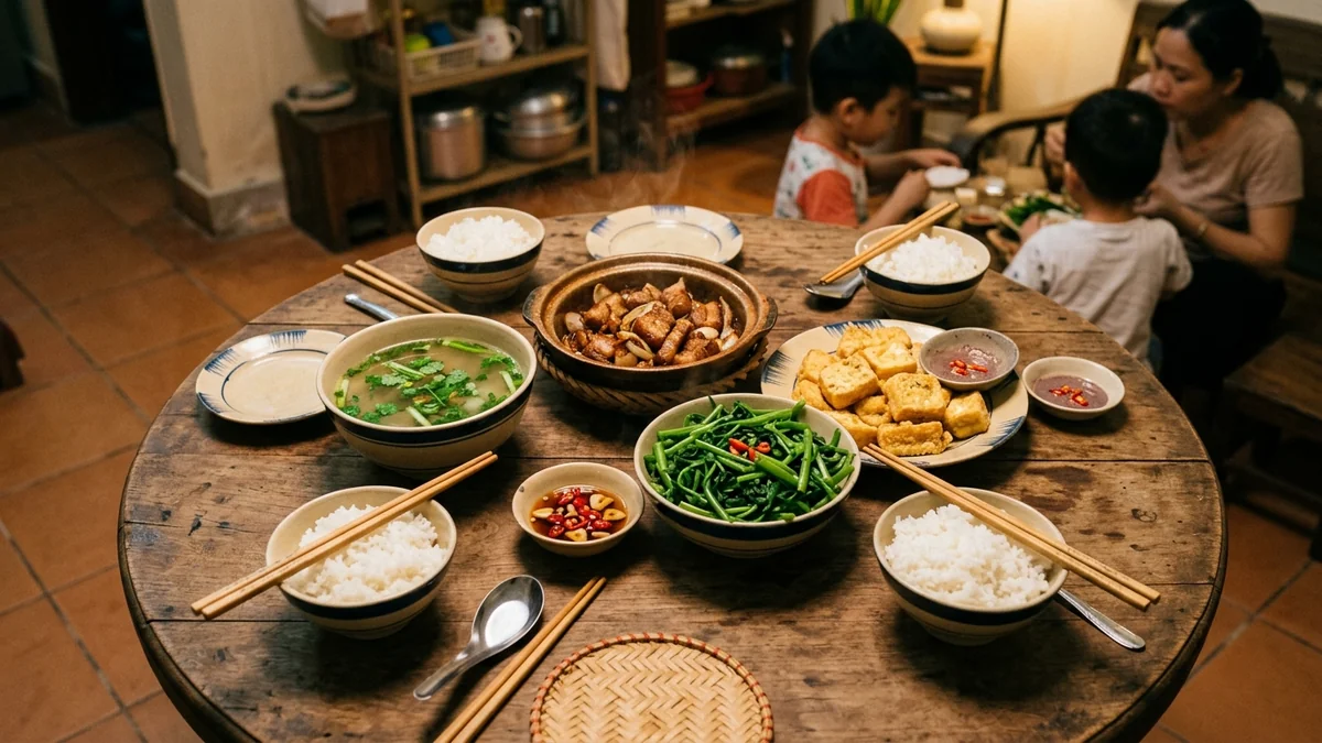 Mâm cơm 100k