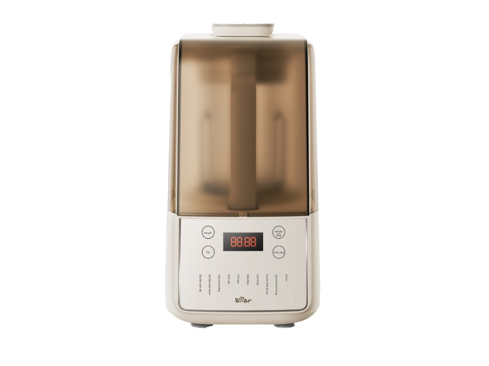 Máy làm sữa hạt Bear PBJ-F01G1 cối thủy tinh chống ồn màu trà chính hãng