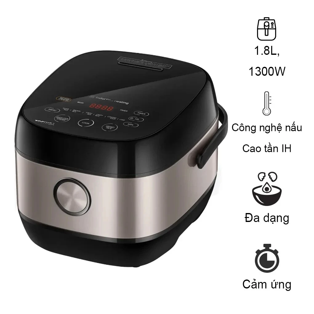 Nồi cơm điện cao tần Toshiba RC-18IX1PV chính hãng bảng điều khiển tiếng Anh