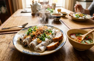 Cách Làm Bánh Cuốn Nóng Bằng Chảo Chống Dính: Vỏ Mỏng Mềm Dai Không Rách, Nhân Thịt Mộc Nhĩ Đậm Đà