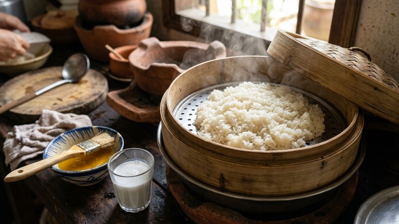 Xôi Nấu Bị Khô Sượng Xử Lý Thế Nào? Cách Hấp Lại Xôi Dẻo Quánh Như Mới Nấu