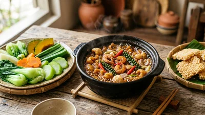 Cách Nấu Kho Quẹt Tóp Mỡ Tôm Khô Đặc Quánh: Chấm Rau Củ Luộc & Cơm Cháy Ngon Quên Sầu