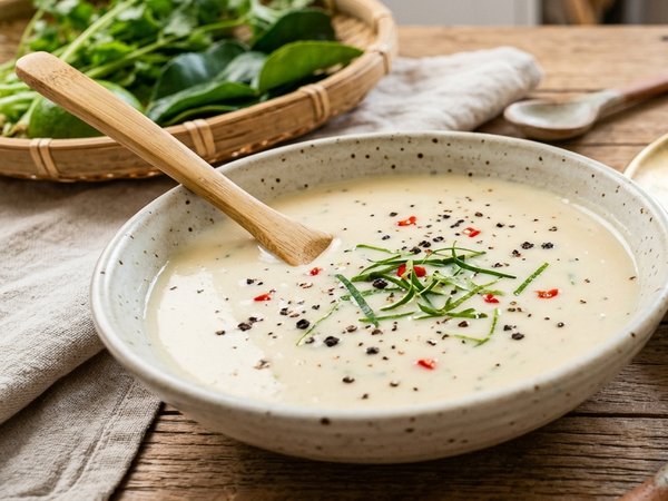 Khuấy đều hỗn hợp sữa đặc chanh tiêu tạo độ sánh dẻo mịn màng