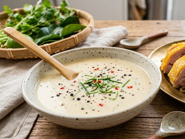 Muối hạt tiêu sọ sữa đặc chanh tươi và lá chanh thái chỉ pha nước chấm gà
