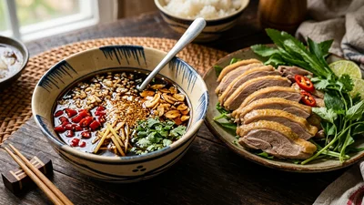 Cách Pha Nước Chấm Vịt Luộc & Vịt Nướng Bằng Xì Dầu Tỏi Ớt Thơm Lừng