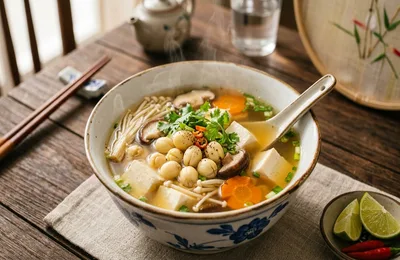 Cách Nấu Canh Nấm Hạt Sen Đậu Hũ Non Dưỡng Tâm Thanh Ngọt Dưới 45k Chuẩn Vị Bếp Trưởng