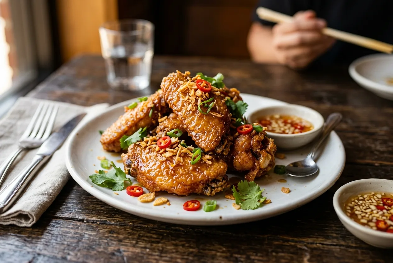 Cánh gà chiên nước mắm