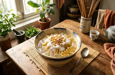 Cách Nấu Chè Bưởi An Giang Giòn Sần Sật Không Bị Đắng: Đậu Xanh Bùi Béo, Cốt Dừa Thơm Ngậy