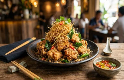 Cách Làm Gà Rang Muối Sả Gừng Giòn Rụm, Thịt Mọng Nước Chuẩn Vị Nhà Hàng Bất Bại