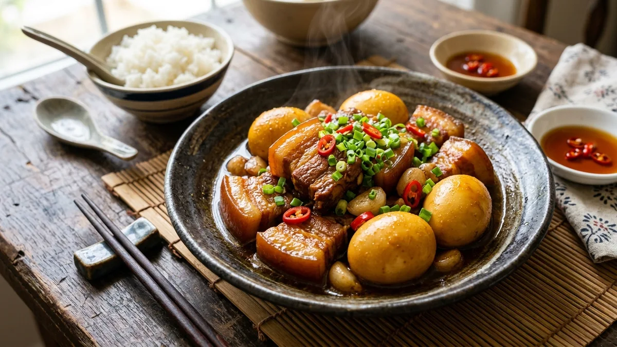Thịt kho tàu nước dừa