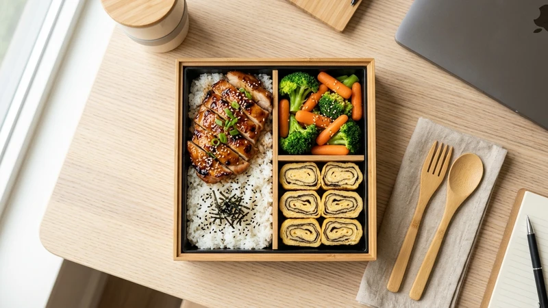 Thực đơn cơm hộp văn phòng dưới 30k bento không lại mùi