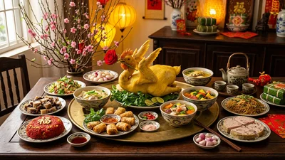 Gợi Ý 5 Mâm Cỗ Ngày Tết & Giỗ Chạp Chuẩn Vị Truyền Thống Miền Bắc Đầy Đủ 6 Bát 8 Đĩa Đẹp Mắt